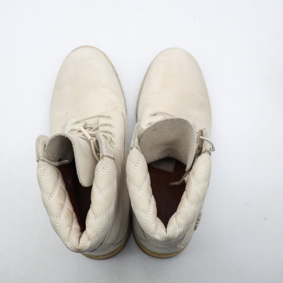 Shoes Palace x Timberland Premium 6 Inch Waterproof Boots Men 10 M Beige Leather